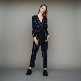 Panti Striped Jumpsuit by Maje at Maje